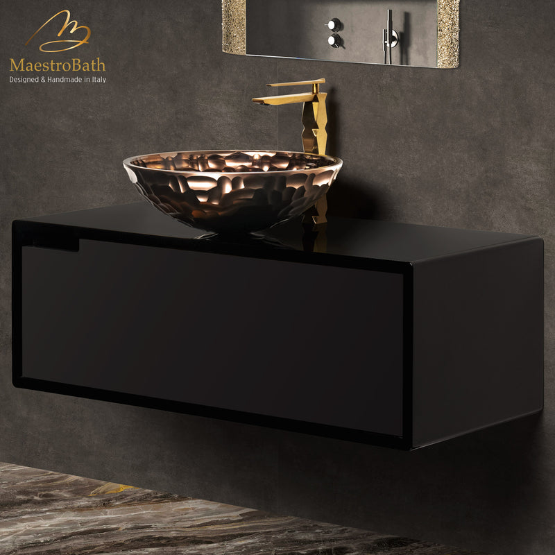 Noceto 100 Bathroom Vanity | Black