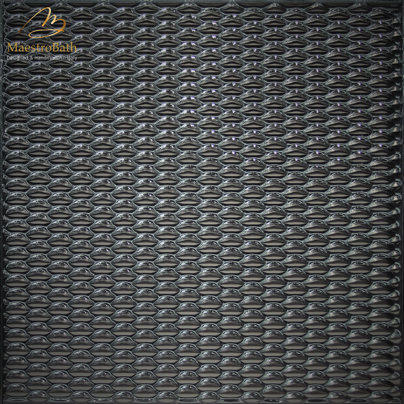Lucent Luxury Tile | Grey-smoker Silver